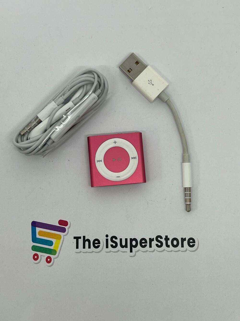 Apple iPod Shuffle 4th Generation 2 GB Pink- New Battery - 1 YR Warranty